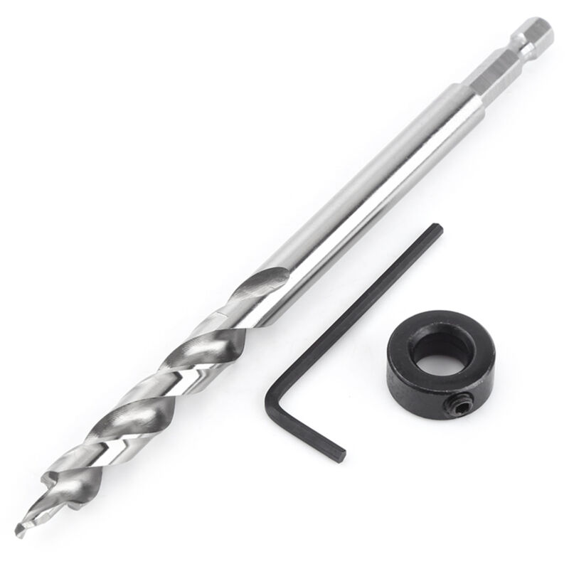 Image of Eosnow Dowelling Bit Spornbohrer mit einstellbarer Tiefenstop -Punktbohrer, Set für Holzbearbeitung