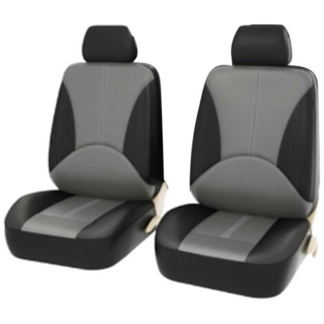 Eosnow Housses de siège auto universelles en cuir respirant, 4 pièces, accessoires d'intérieur pour SUV