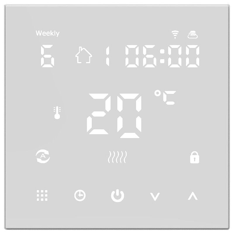 Image of Eosnow HY607 Display digitale LCD Regolatore di temperatura intelligente APP per telefono WIFI Controllo vocale Riscaldamento a pavimento elettrico