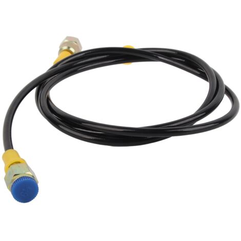 Eosnow Hydraulikdrucktestschlauch 1,5 m/4FT M16x2‑1/4BSP Testkupplungspunkt 630 Bar DN2