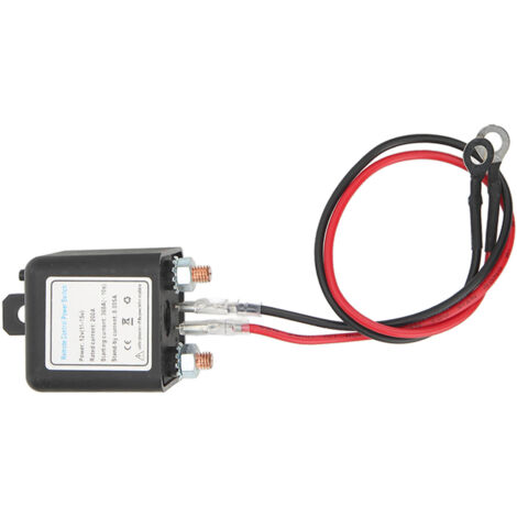 Eosnow Interruptor de desconexión de batería de coche, interruptor de apagado y apagado con Control remoto, Terminal de cobre para automoción, 12V, 200A