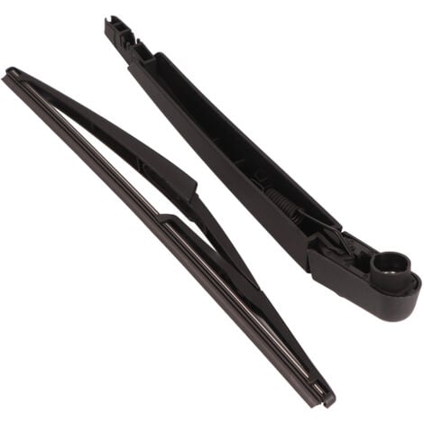 Eosnow Jeu de bras d'essuie-glace arrière de voiture, 287815304R, noir, remplacement pour DACIA SANDERO 2005 – 2015