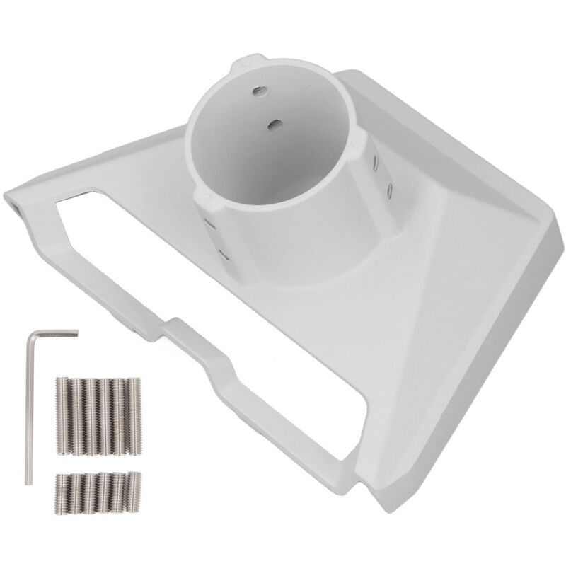 Kit d'adaptateur de tuyau Satellite en alliage d'aluminium, support de montage sur poteau de 22mm à 53mm pour Gen 3 V3 blanc