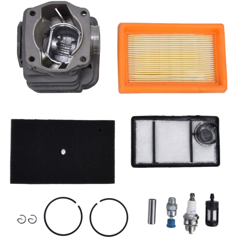 Eosnow Kit de filtre à air à piston de cylindre de 49 mm pour scie à béton Stihl TS400 remplacer 4223 020 1200