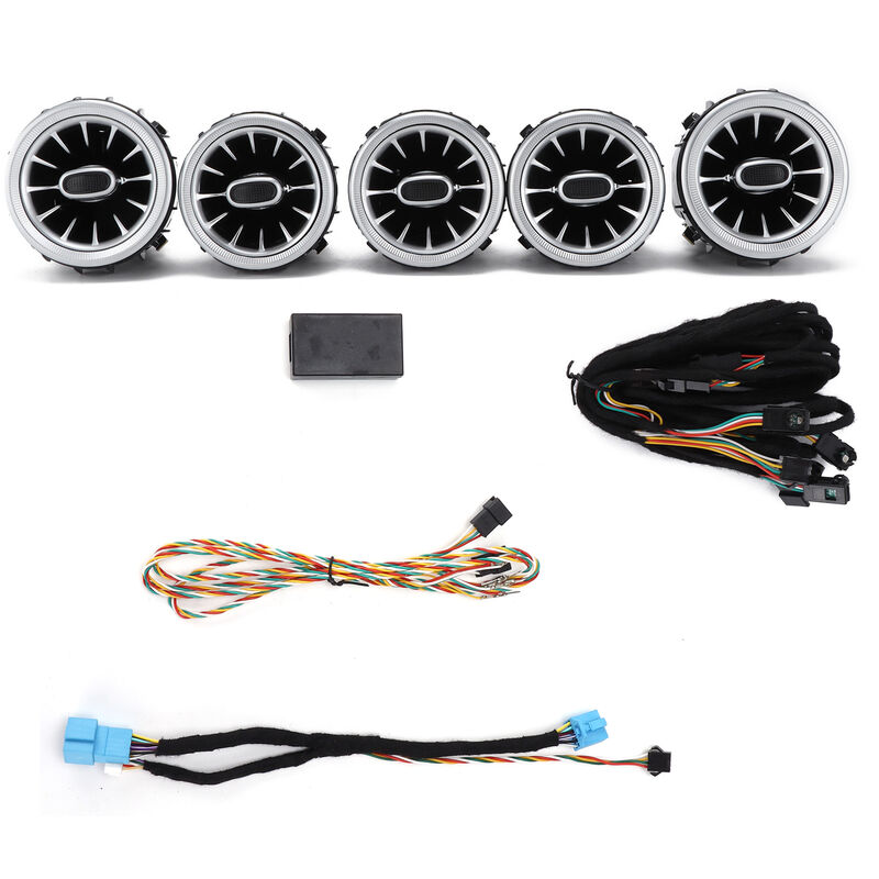 Kit de lumière ambiante de remplacement pour MercedesBenz c GLCClass W205 X253 20192021, 5 pièces, 64 couleurs, Turbine avant led - Eosnow