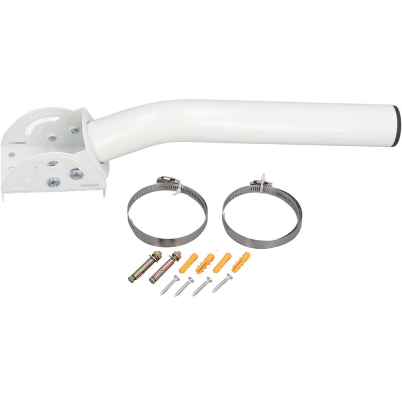 Kit de montage sur poteau en j pour antenne satellite, installation murale sur le toit, support de montage extérieur - Eosnow