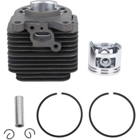 Eosnow Kit de Piston de cylindre de tondeuse à gazon de 36.5mm, ensemble de Piston de cylindre en aluminium pour Homelite S30
