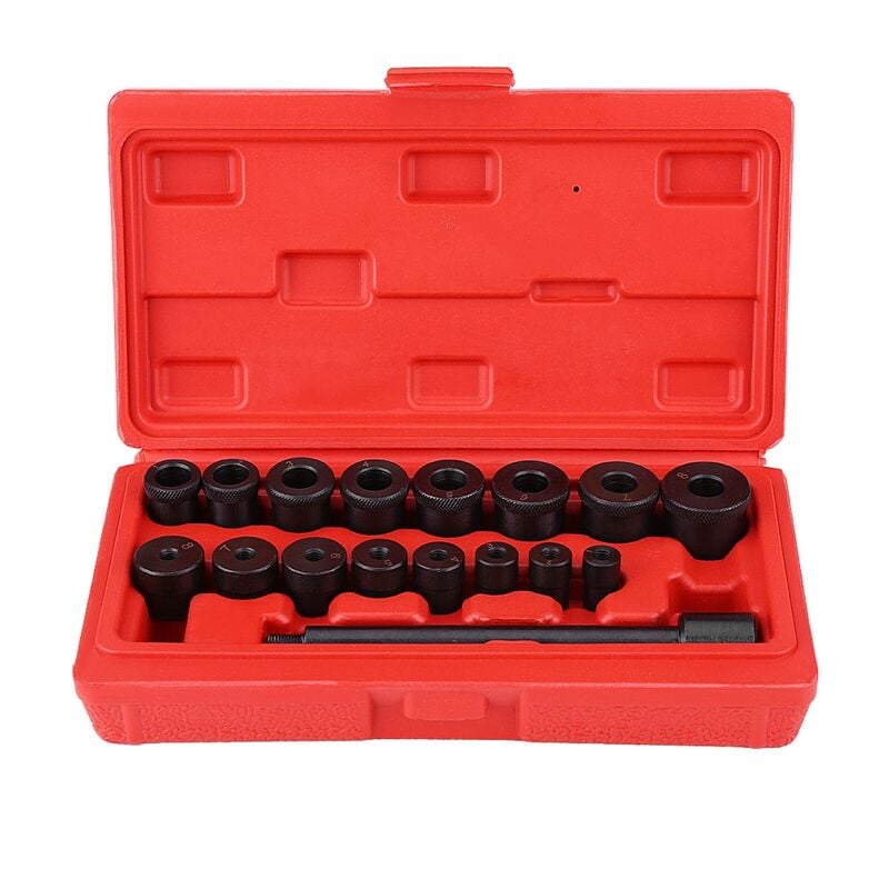 Kit d'outils d'embrayage à mandrin de centrage, outil d'installation d'embrayage, ensemble de colonne de couplage 17 pièces - Eosnow