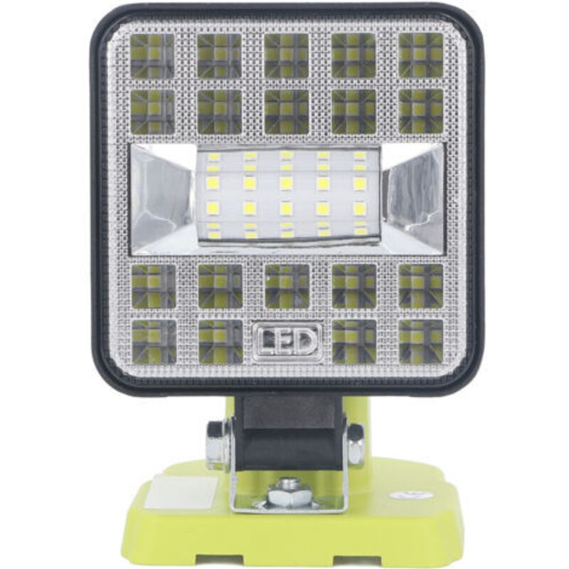 Eosnow Lampe de travail LED, projecteur 1800 lm, pour Ryobi P189 P190 PBP002 PBP003 RB18L50 BPL1820, batterie lithium 18 V 14,4 V