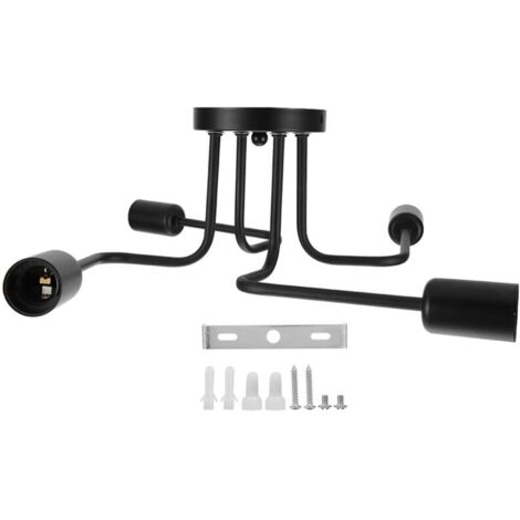 Eosnow Lampe suspendue LED de Style rétro 110-240V 4XE27, luminaire Antique pour étude, café, Bar, couloir