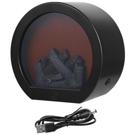 Eosnow Lanterne de cheminée à lumière douce, économie d'énergie, Rechargeable par USB, Simulation de flamme LED, lampe de cheminée, décoration de la maison, artisanat