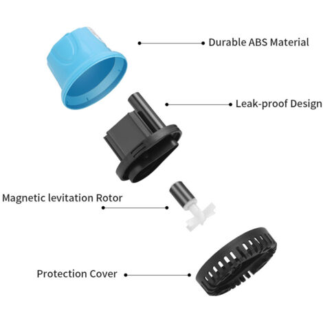 Eosnow LH-802 45W Pompa d'acqua sottomissibile aspirazione silenziosa con protezione a secco, serbatoio di pesce per acquari per stagno idroponics giardino a cascata