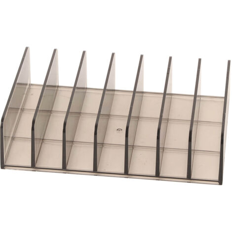 Eosnow Lidschattenpaletten Organizer 7 Abschnitte Transparent Make -up -Halter für Badezimmerarbeitsplatten Eitelkeiten