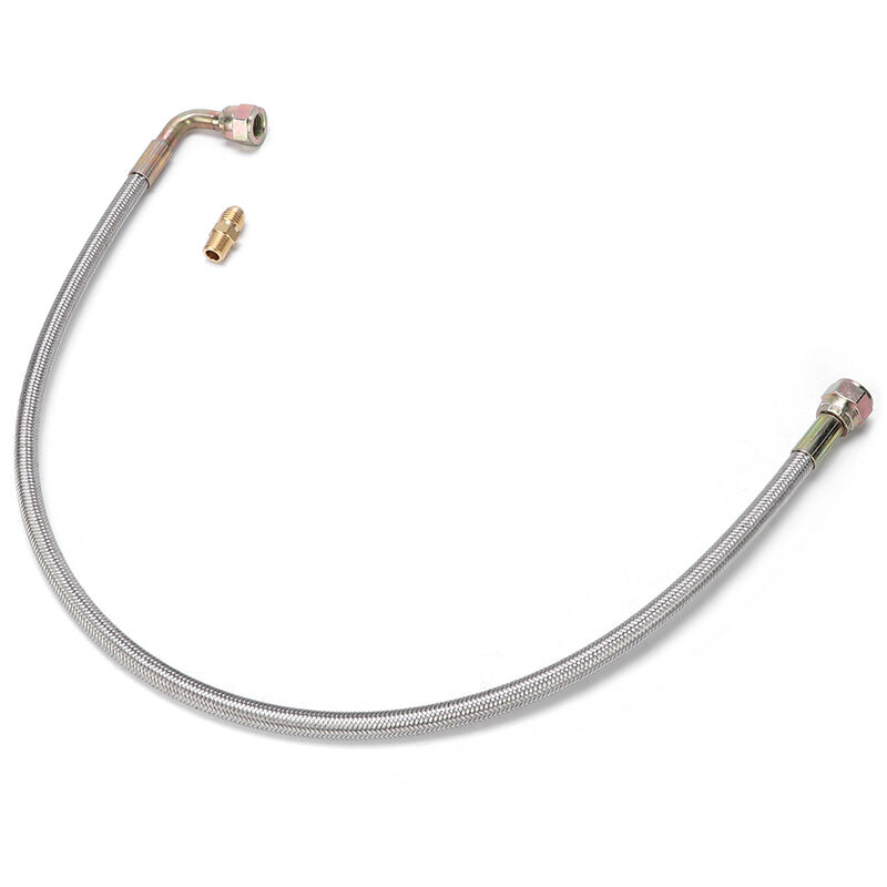 Eosnow Ligne d'alimentation en huile Turbo T3/T4 24 pouces, Kit de ports AN4 adapté pour Toyota / Nissan