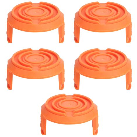 Eosnow Lot de 5 couvercles de capuchon de bobine de coupe-herbe pour coupe-bordures Worx WA0010