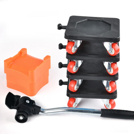 Eosnow Lot de 8 chariots de déplacement de meubles robustes, excellent roulement pour canapé, table, armoire