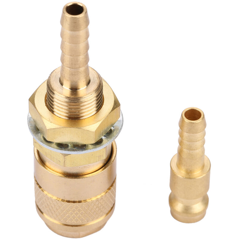 Image of Eosnow - M6 Gaswasser Schnellanschluss für Mig Tig -Schweißer -Fackelanschluss zum Schweißen Gold