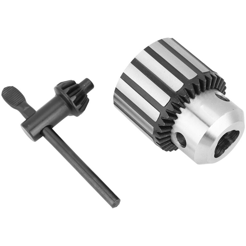 Eosnow - Mandrin de perçage robuste B18 de 3 à 16 mm, avec clé, pour banc de tour