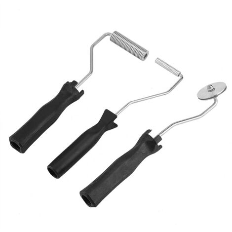Eosnow Maniglia in ABS per rullo di laminazione a bolle in fibra di vetro in lega di alluminio per lavori in resina GRP FRP (3 pezzi/set)