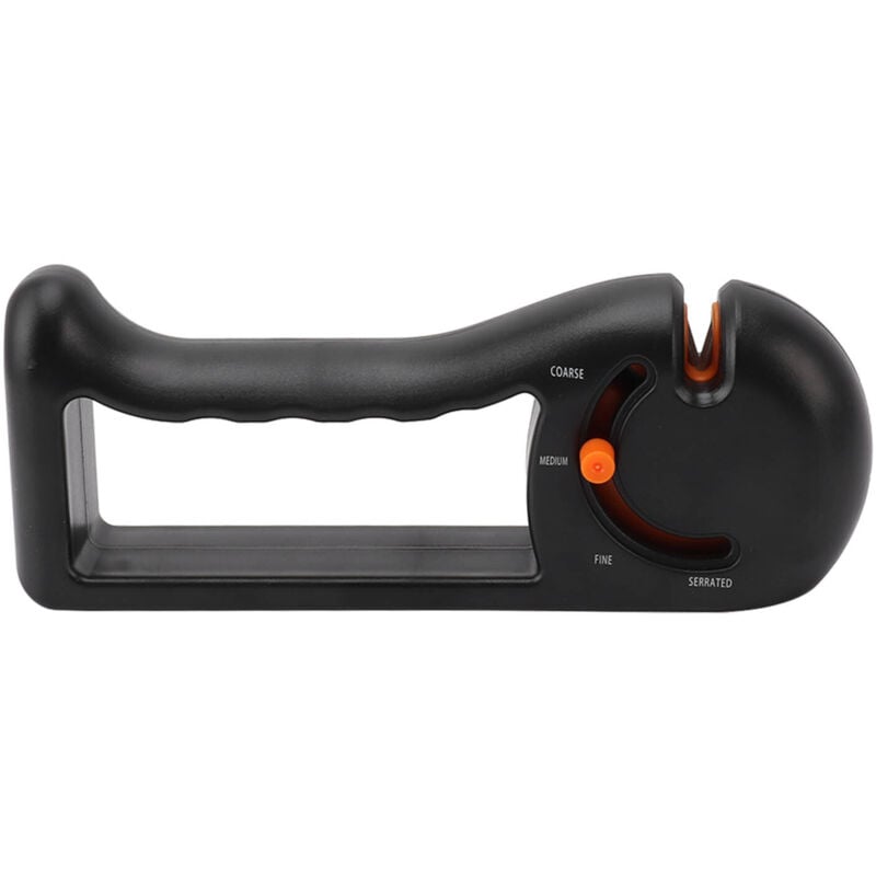 Image of Eosnow - Messerspitzer 4 -Stufe Verstellbares Handheldhandbuch Schärfer für Küchenmesser Orange
