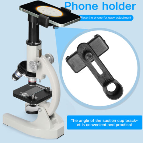 Eosnow Microscope optique monoculaire 64X-2400X pour l'enseignement des sciences et de la biologie expérimentale à l'école