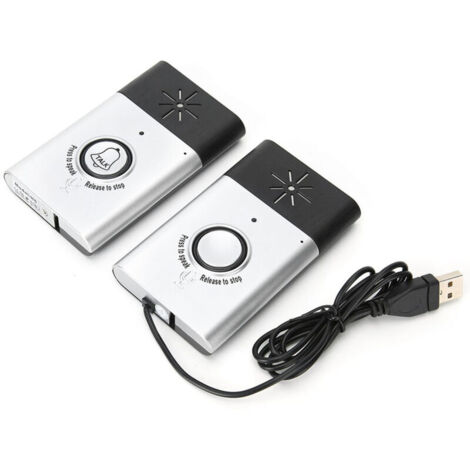 Eosnow Mini Citofono Portatile Bidirezionale 2.4GHz, Campanello Wireless, Sistema di Interfono
