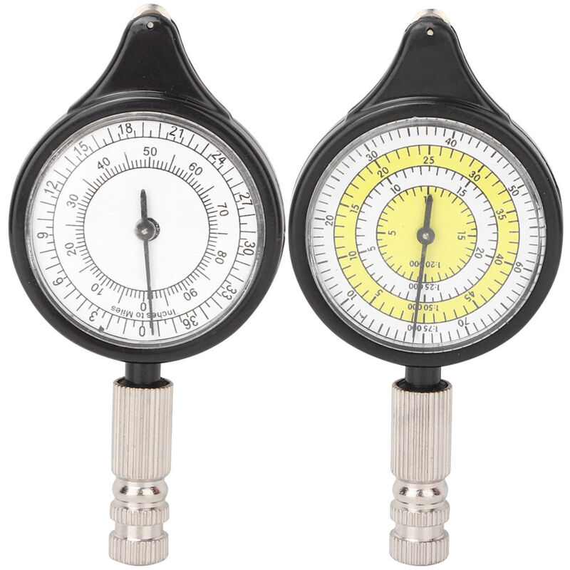 Image of Mini-Kartenmesser für den Außenbereich, Entfernungsrechner, Kartierungswerkzeug, Metallrad - Eosnow