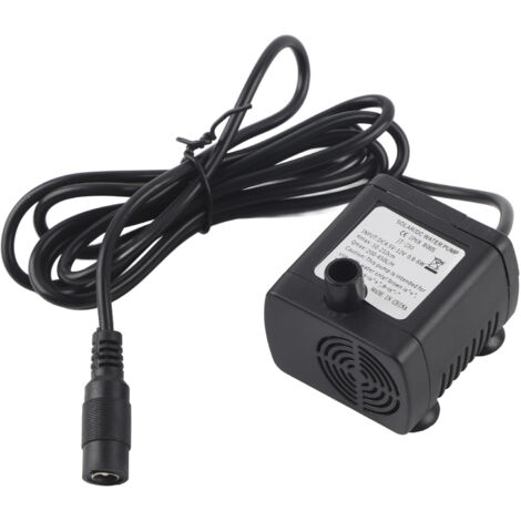 Eosnow Mini pompe à eau Submersible amphibie solaire DC12V pour étang de fontaine