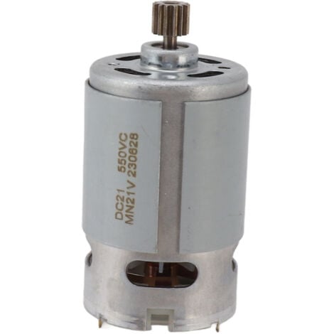 Eosnow Moteur de scie électrique à une main 550, 21V, 14 dents, 18000 tr/min, pour perceuses électriques au Lithium, tournevis électriques, machines-outils