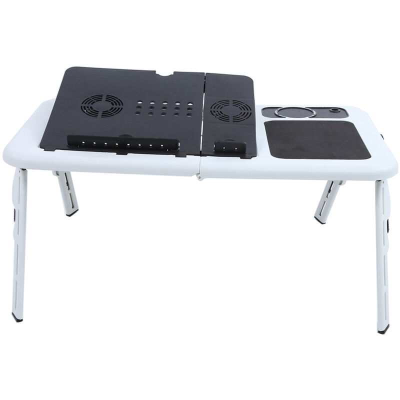 Eosnow Ordinateur Portable pliable, lit de voiture, canapé, support de bureau, plateau de Table, ventilateur frais