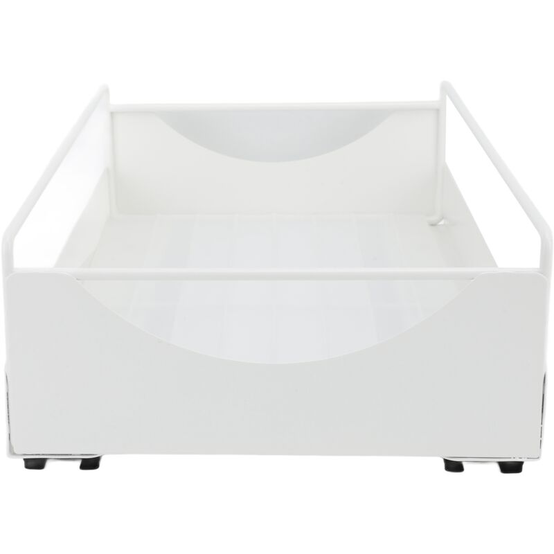 Organisateur d'armoire extractible en acier au carbone, étagères de garde-manger coulissantes lisses et silencieuses pour salle de bain, armoire,
