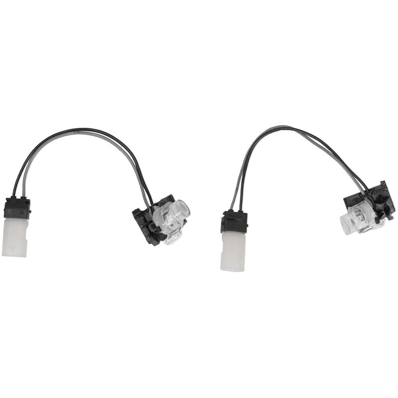 Eosnow - Paire de lumières de poignée de porte gauche droite, éclairage d'ambiance extérieur automatique 4H0947133A/134A adapté pour A6 C7 A8 A7 Q7