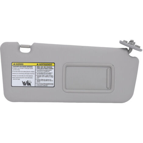 Eosnow Pare-soleil avant droit côté passager, avec blocage du miroir de maquillage, élégant, pour RAV4 2004 à 2005, gris 74310 42370 B0