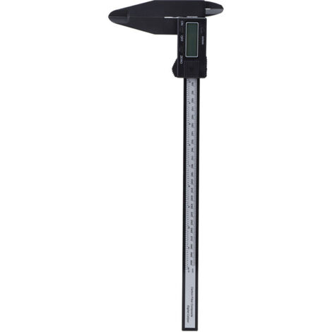 Eosnow Pied à coulisse électronique numérique 150mm/300mm, règle en carbone avec outil de mesure à longue machoire, pied à coulisse électronique 300mm