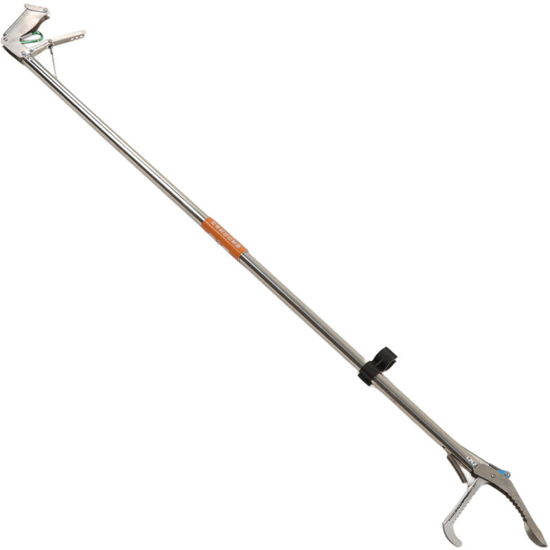 Eosnow - Pince à serpent pliable, auto-verrouillable, en acier inoxydable, outil de manipulation solide et sûr pour attraper des reptiles