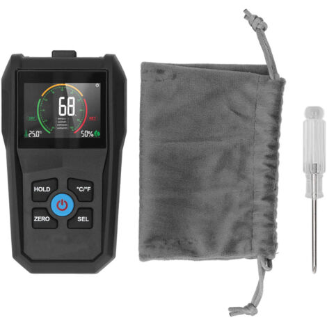 Eosnow Pinless -Feuchtigkeitsmesser LCD -Digitalanzeige 4 in 1 Feuchtigkeitssensoren Detektor für Holz