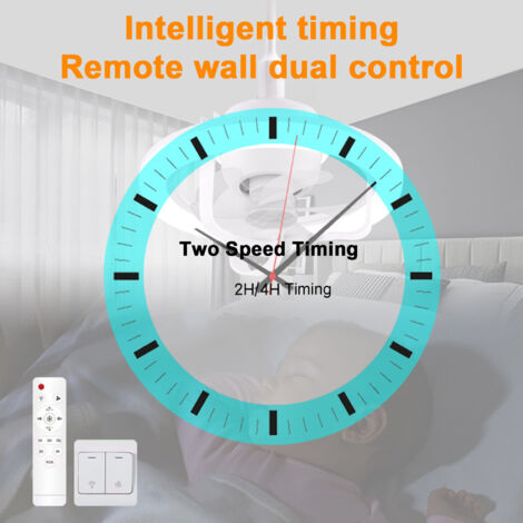 Eosnow Plafonnier LED 50 W avec télécommande, tête mobile E27 RGB, veilleuses colorées à intensité variable pour chambre à coucher, têtes vibrantes à 360°