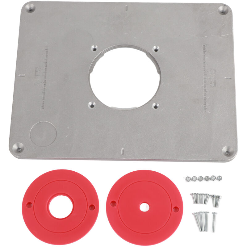Eosnow Plaque d'insertion et anneau d'insertion pour Table de routeur, bricolage, 300mm X 235mm X 9.5mm, travail du bois