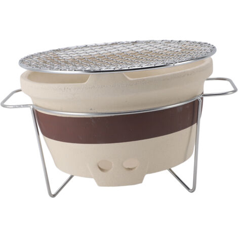 Eosnow Poêle à charbon d'argile chinois pour griller le thé en intérieur et en extérieur, pour la maison et le Camping