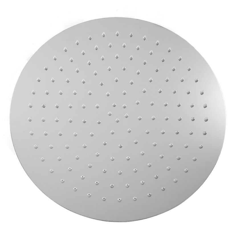 Eosnow Pommeau de douche Ultra fin en acier inoxydable, 12 pouces, rond, chromé, pour salle de bain, maison moderne