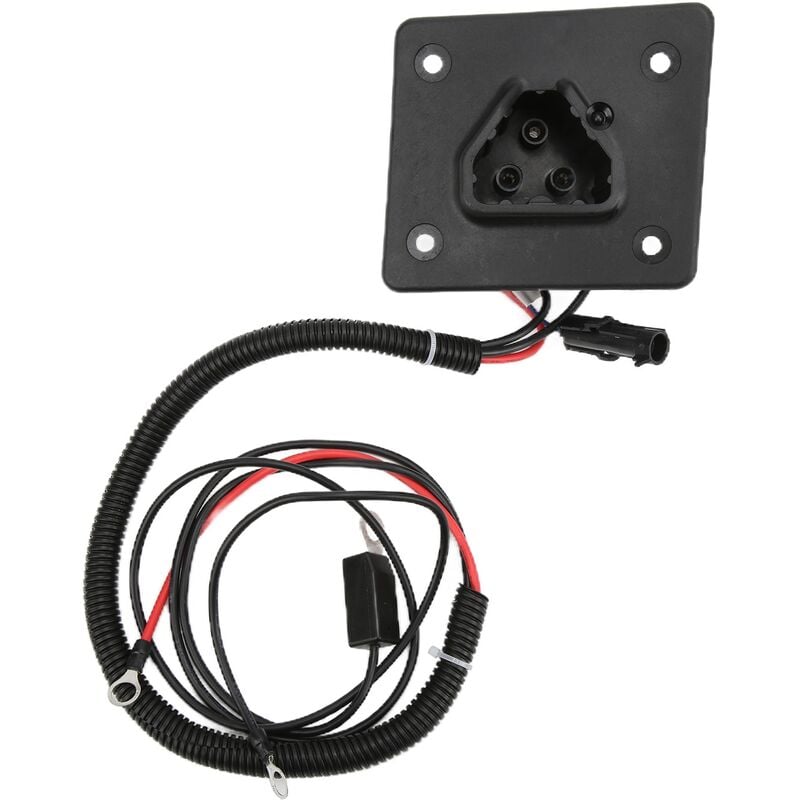 Eosnow Prise de chargeur de batterie de voiture Club, prise 48V 8009 de remplacement pour EZGO RXV électrique 48V DeltaQ 2008Up