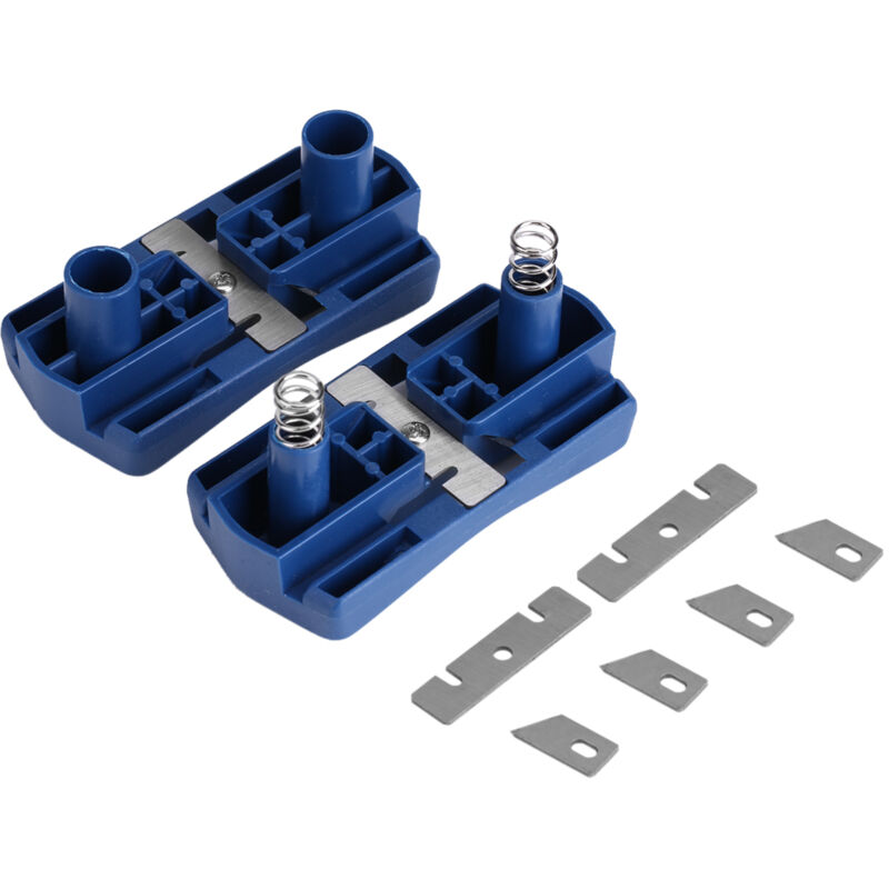 Image of Eosnow PVC-Holzkantenanleimmaschine, 2 Kanten, manuelles Schwanzschneiden, Holzbearbeitungswerkzeug
