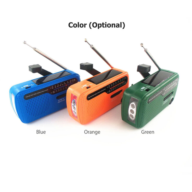 Eosnow - Radio d'urgence, batterie externe portable rechargeable solaire 1200
