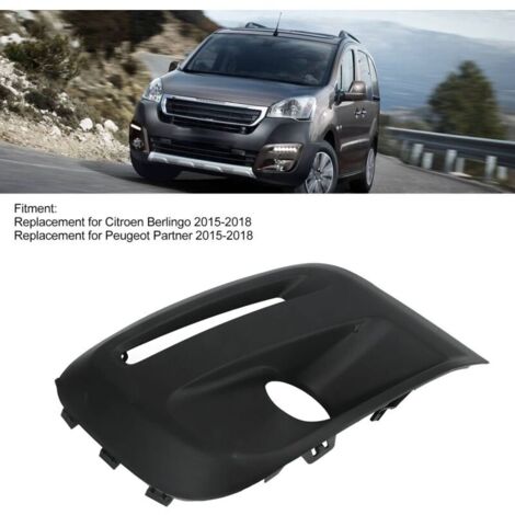 Eosnow, rechter vorderer Stoßfängergrill 1513564680 Nebelscheinwerferrahmen-Schutzabdeckung Ersatz für Citroen Berlingo 2015-2018