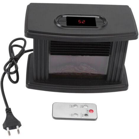 Eosnow Réfonce de cheminée électrique 1000W Poêle de table en uniforme rapide portable avec télécommande