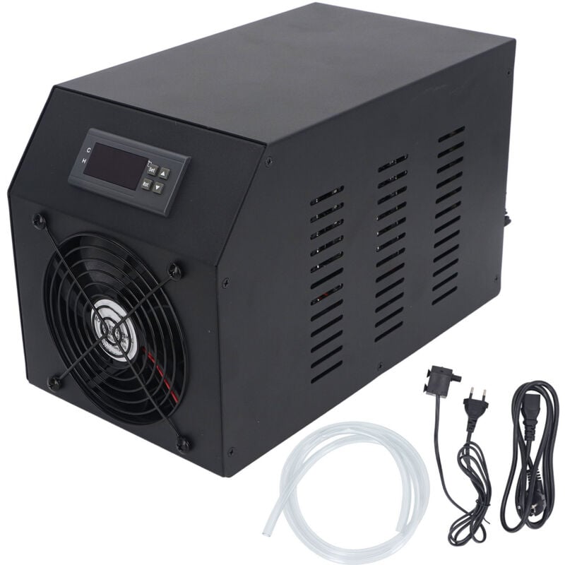 Eosnow - Refroidisseur d'eau 1/4HP avec pompe et tuyau, système de refroidissement 16 Gal 60L pour réservoir hydroponique de crevettes de poissons de