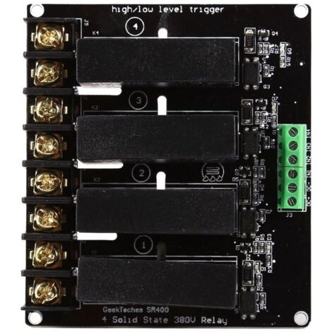 Eosnow Relais statique automatique à 4 canaux, fournitures industrielles pour thermostat, contrôleur de température, automatisation extérieure