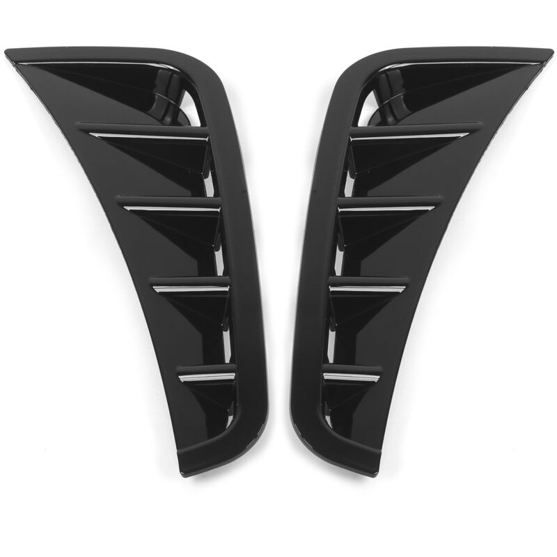 Eosnow Remplacement noir d'aile de becquet de voiture de Canard de pare-chocs avant pour Benz classe C W205 AMG Line 2019 +