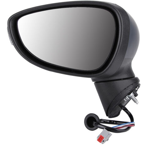 Eosnow Rétroviseur de porte électrique cté passager gauche rétroviseur avec clignotant adapté pour Ford Fiesta Mk7 08-12 011GCS3795