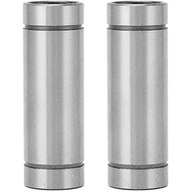 Eosnow Roulement à mouvement linéaire long, 2 pièces, haute rigidité, mouvement précis et fluide, bille CNC en acier à faible friction